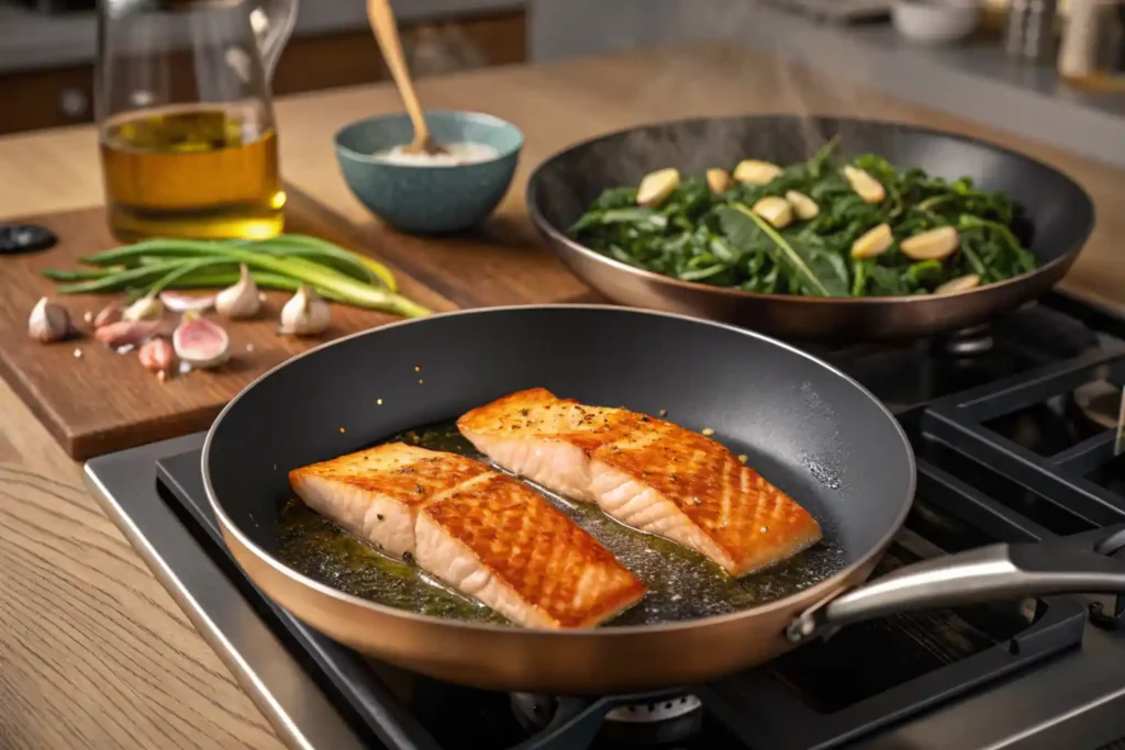 salmon and spinach recipe