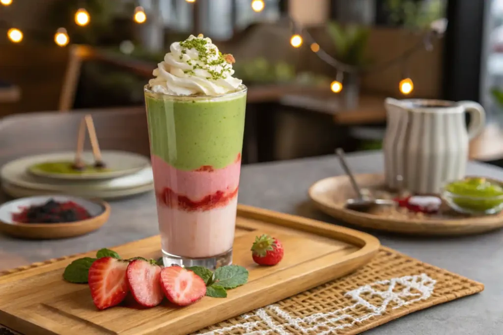 matcha strawberry