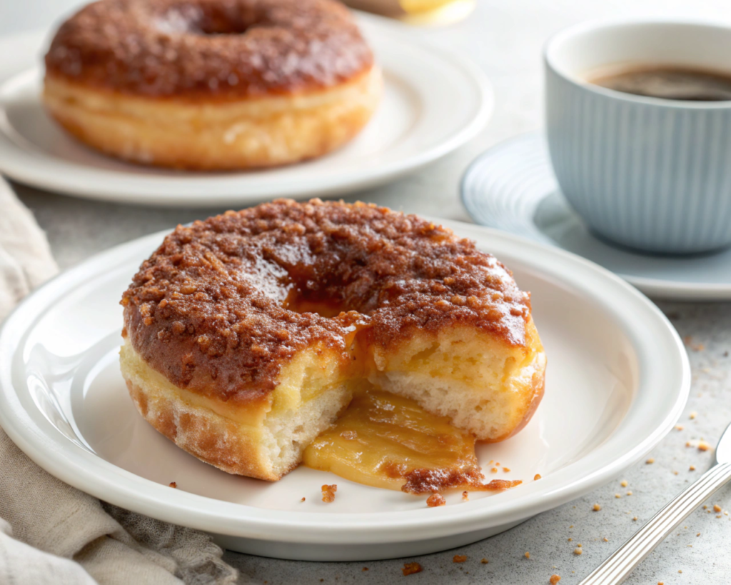 creme brulee donut