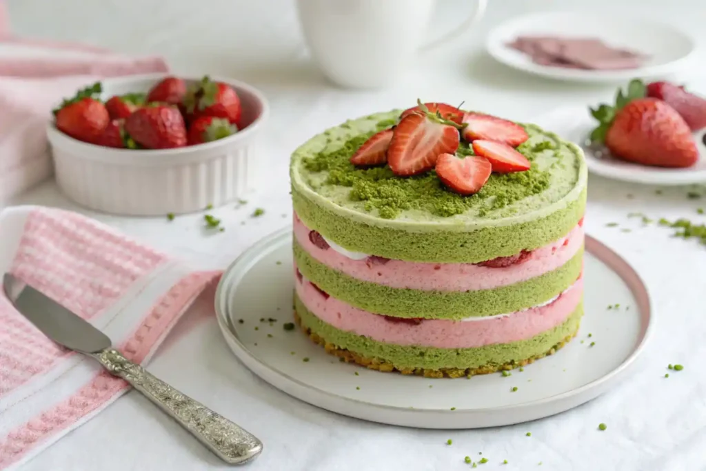 matcha strawberry