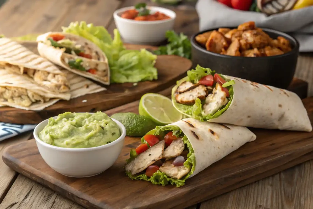 grilled chicken wrap