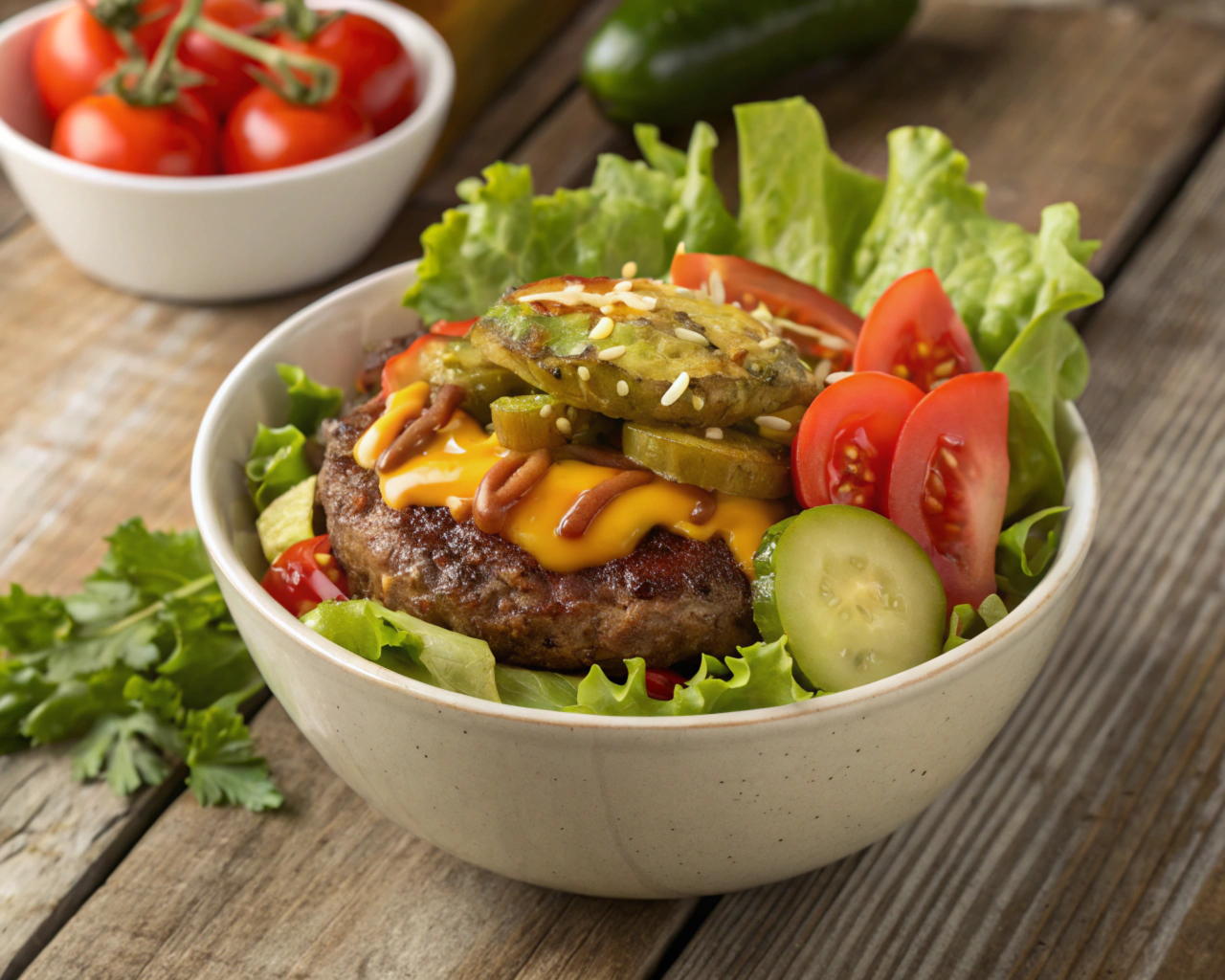 burger bowl recipe