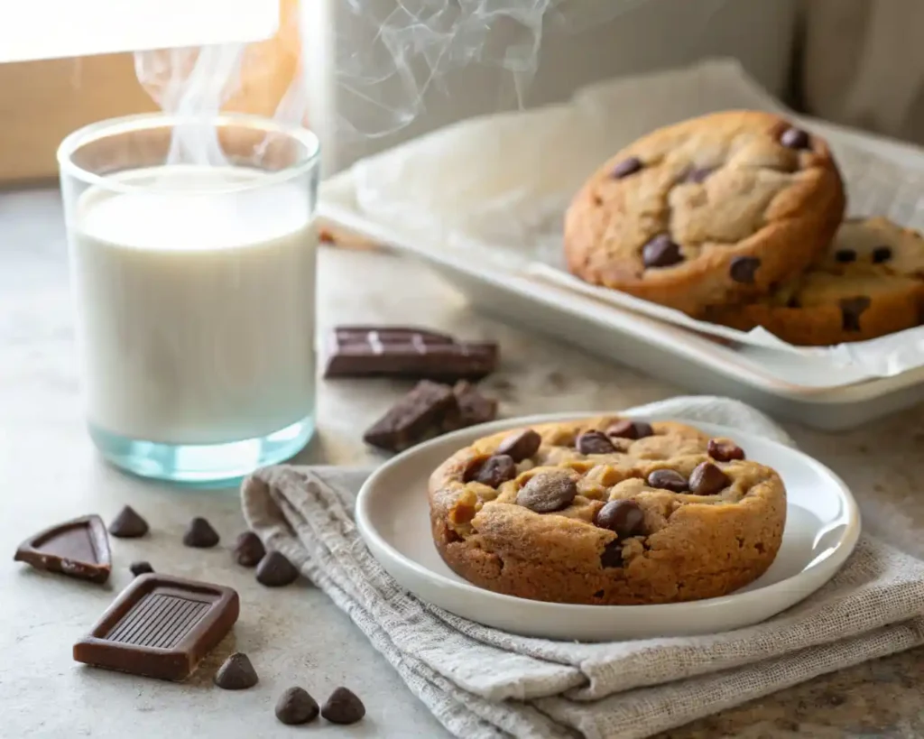 single serve chocolate chip cookie