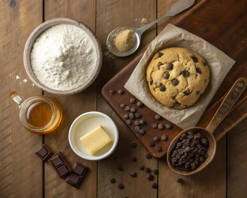 single serve chocolate chip cookie