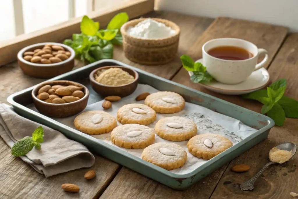 almond shortbread cookies