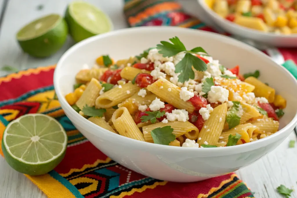 mexican street corn pasta salad