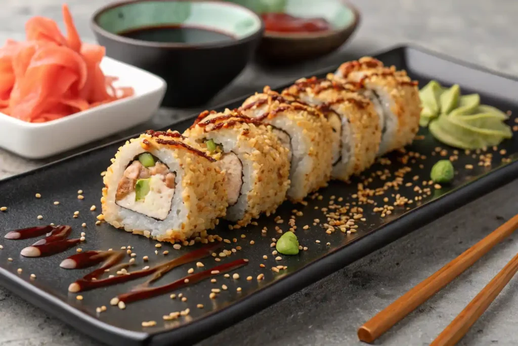 crunchy roll sushi