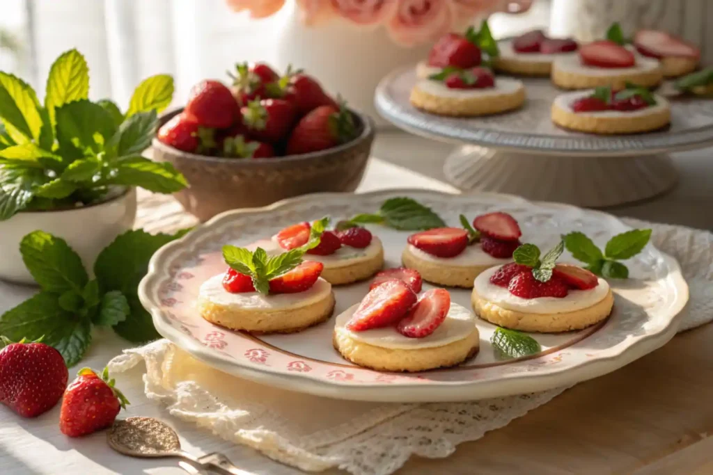 strawberry cheesecake cookies