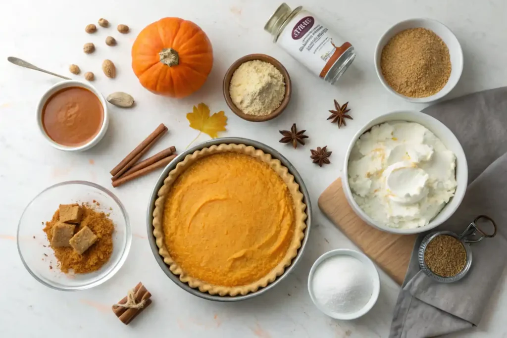 no bake pumpkin pie