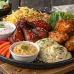 Global Chicken Dishes Platter