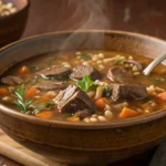 beef barley mushroom soup