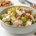 chicken salad with grapes and walnuts