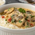 Cream of Mushroom Chicken and Rice